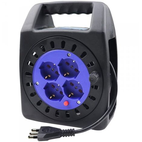 Prolunga Con Avvolgicavo 5 M Con 4 Prese Bivalenti E 2 USB Acquista Da OBI - Foto 6