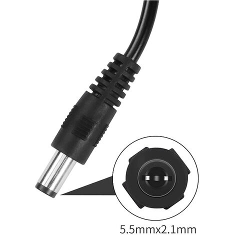 Adattatore USB DC 5.5*2.1mm femmina a USB maschio, connettore da 5.5x2.1mm  a USB femmina 1 pz