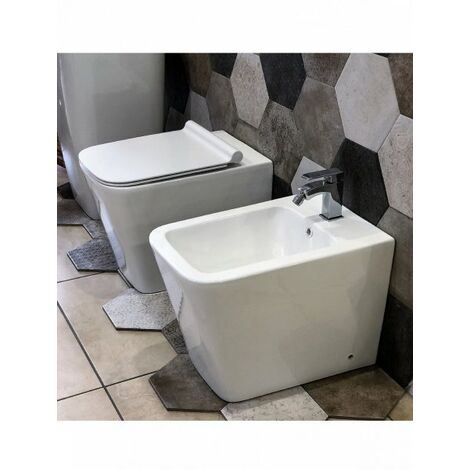 IDEAL STANDARD - COPPIA Sanitari a Terra WC BIDET SEDILE Copriwater I.LIFE  A, Sanitari & Accessori, Sanitari a terra