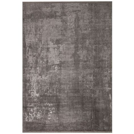 Tappeto antiscivolo vintage bambù colore grigio 120x180 (1/3)