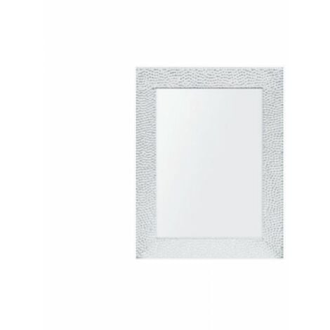 Specchio rettangolare ART91 50x50 cornice bianco lucido
