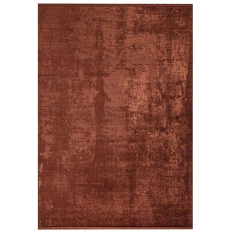 Tappeto antiscivolo vintage bambù colore arancione tabacco 160x230 (1/3)