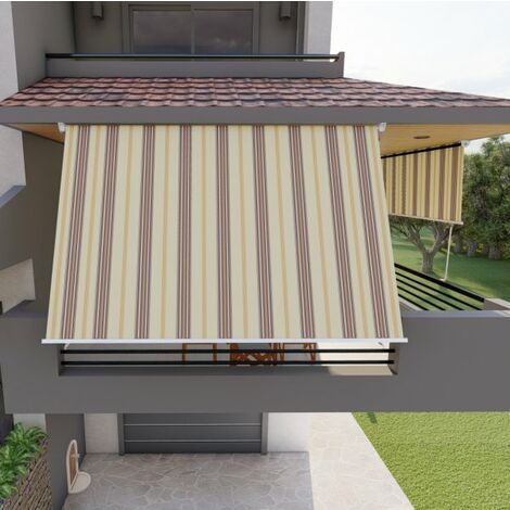 Tenda da sole per balcone con bracci, impermeabile 250cm Beige Marrone  Golisa