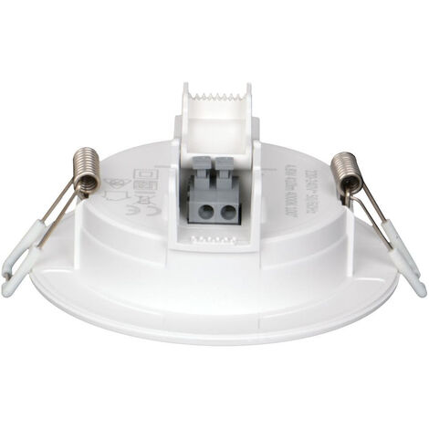 Faretto per bagno doccia led 5w 4000k 220v bianco rotondo ip65 da