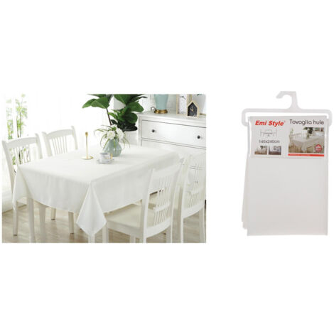 Pago Poco Tovaglia Rettangolare 140x240cm – Disegno Floreale, 80% Cotone 20% Poliestere, Made In Italy