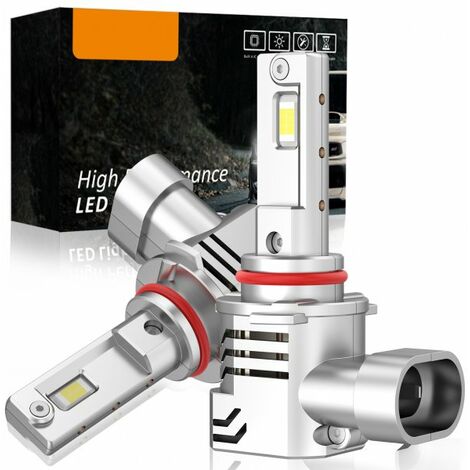 Kit Full Led Compatto HB3 HB4 12V 45W 8000 Lumen Canbus All In One IP65  Dissipazione a Ventola