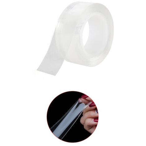 Nastro Biadesivo EXTRA FORTE Trasparente - 48mm X 20m, Adesivo Potente Per Casa, Ufficio E Fai Da Te - Foto 7