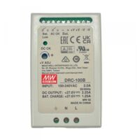 MW MEAN WELL DRC-100B Alimentatore AC/DC 100W montaggio Su Guida DIN con Funzione di Carica Batteria (UPS) Output 24-30Vdc at 2.25A e 27.6Vdc at 1.25A