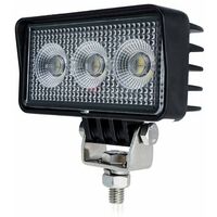 LUCE LED 12/24V AMPIO FASCIO C/SUPPORTO - LUCE RETROMARCIA