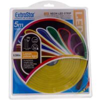 Striscia LED Neon 5M 8.5W/M 12V 120LED Modellabile e Tagliabile IP65 Impermeabile Yellow Angolazione Luce 120