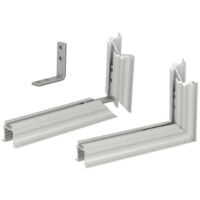 Connettore Angolare Verticale Per Profilo Alluminio BA2620 BA4435 BA5570 BA1814 BA3535 BA6014C BAZ2620 BAZ2620W BAZ2025 BAZ2025W