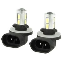 Lampada Led H27 881 PGJ13 12V 10W No Polarita Per Kia Sportage Super Bianco
