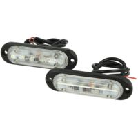 Luci Diurne Led DRLs Driving Light 12V 24V 6X1W IP68 Universale Per Auto Camion