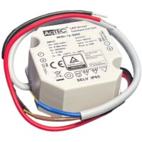 Mini Led Driver IP65 Corrente Costante 500mA 12V-24V 12W 50X48X24mm