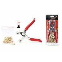 Pinza Per Occhielli 7mm Con 100 Occhielli