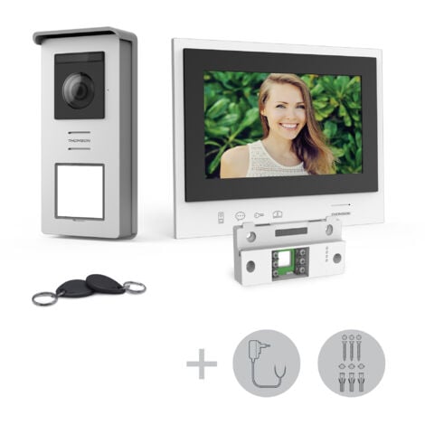Visiophone filaire Smart Bracket 2 avec badges RFID - Thomson - 512263