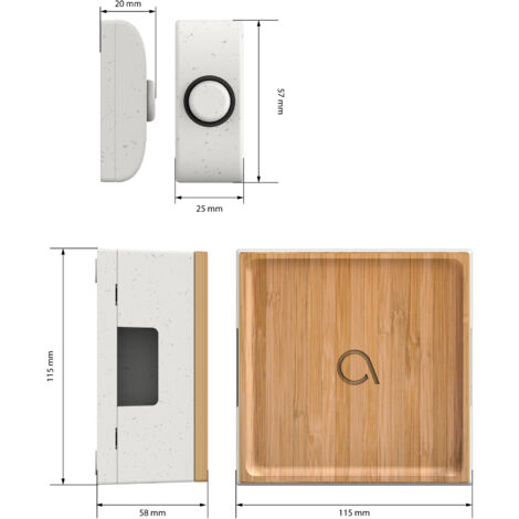 Carillon filaire éco-conçu Bamboo - Avidsen - 102506 -