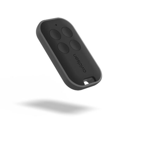 Télécommande 4 canaux pour motorisation de portail – Portée 80m – Code tournant pour sécurité – Compatible Avidsen, Astrell, EasyMate, Extel, Thomson – 114258