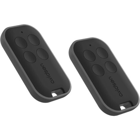 Lot de 2 télécommandes pour motorisation de portail – Portée 80m – Code tournant – Compatible Avidsen, Astrell, Blyss – 114258X2