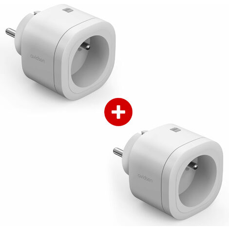 Prise connectée - prise électrique intérieure connectée - Home Plug - Avidsen - 127006 - Lot de 2 prises connectés Avidsen Home Plug (1/5)