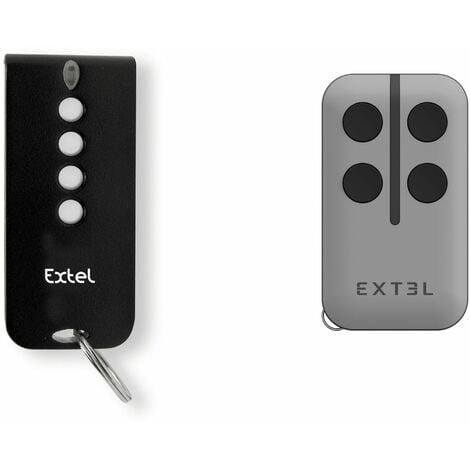 Télécommande pour portail et porte de garage compatible Extel Umii - Extel  - 761100 - Lot de 2