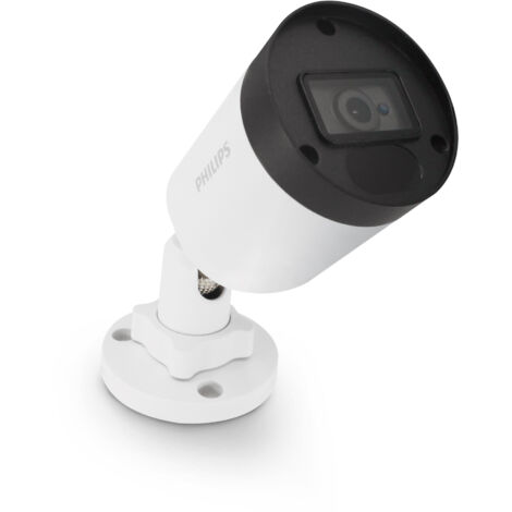 Philips – Caméra de surveillance intérieure/extérieure IP66 avec vision nocturne 900TVL – Portée 120m – Angle 95° horizontal – Installation facile (1/10)