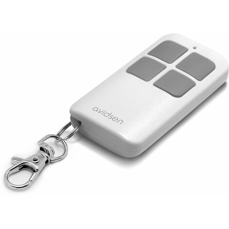Télécommande universelle pour motorisation de portail et de porte de garage - Avidsen - Lot de 3 télécommandes (1/3)