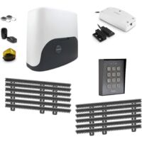 Kit motorisation pour portail coulissant - Thomson - 500044 - 1 motorisation Thomson + 1 kit de crémaillère de 6 mètres + 1 kit wifi connecté + 1 digicode filaire