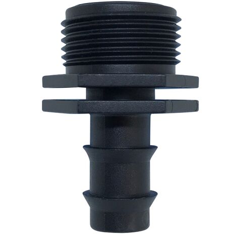 Raccord droit cannelé male 20x27 -  X2