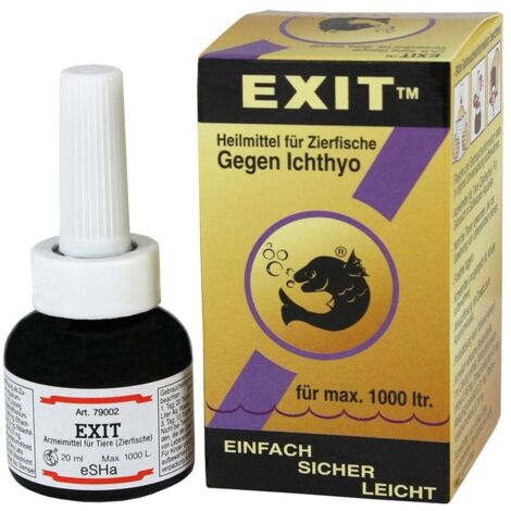 eSHa EXIT gegen Ichthyo 20ml für 1000 Liter