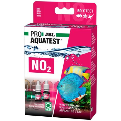JBL NO2 Nitrit Test Schnelltest Nitritgehalt in Süß-/Meerwasser Aquarium & Teich