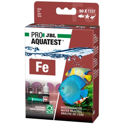JBL Fe Eisen Test Schnelltest Eisengehalt in Süß-/Meerwasser Aquarien & Teichen