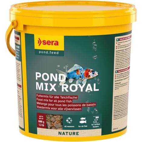 Sera Pond Mix Royal 3800ml Eimer Futter Perlets Teichfutter Fischfutter