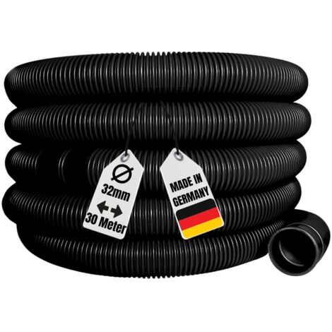 30 Meter 32mm 1 1/4" Solarschlauch Poolschlauch Muffenabstand 1,5m