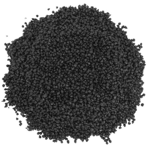 25 kg Schwarzer Quarzkies (1-2 mm) – Bodengrund für Aquarien