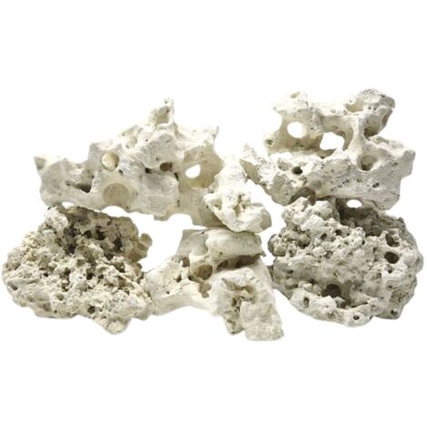 Aquarium Natursteine Sansibar Rock Kiste 10 kg Mix Größe M bis L