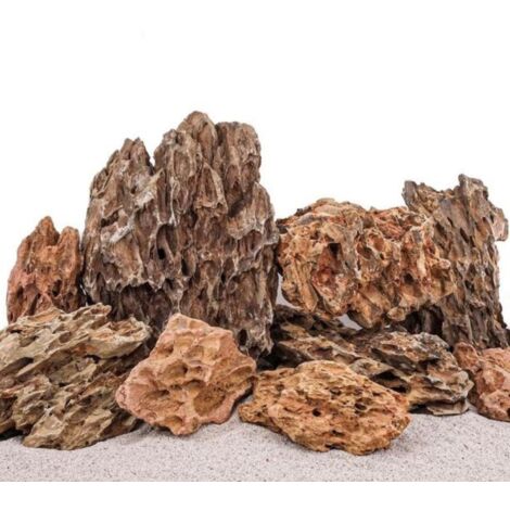 Aquarium Natursteine Drachensteine 25kg Mix Größe S bis XXL