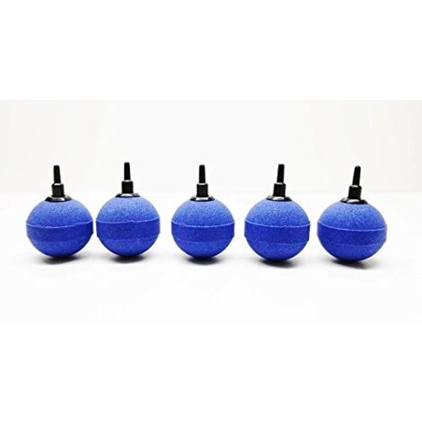 5 blaue Luftausströmer Kugeln in der Größe 5cm