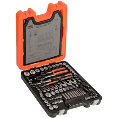 Bahco S138 Mixed Drive Socket Set, 138 Piece BAHS138