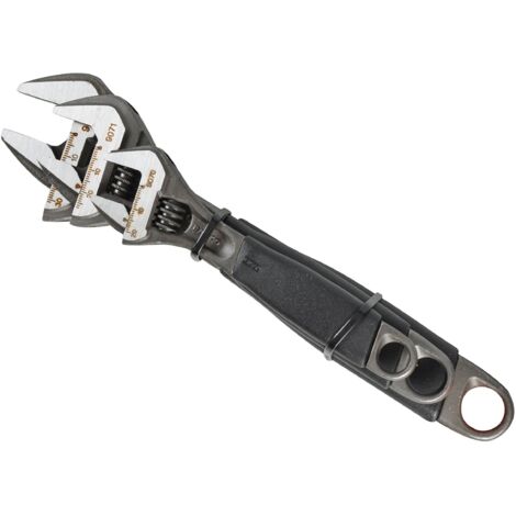 Bahco Adjustable Wrench Set 3 Piece Lengths 158mm 208mm And 257mm BAHADJ390