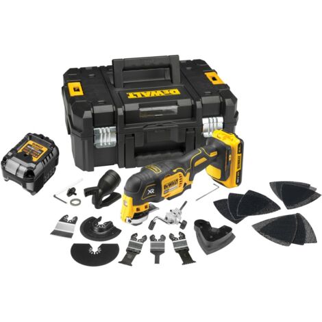 DeWalt DCS355D1 18V XR Brushless Multi-Tool with Accessory Kit (1 x 2.0Ah Battery and Case)