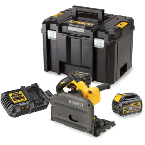 DeWALT DCS520T2-GB 54V XR FLEXVOLT Plunge Saw With 2x 6Ah Batteries