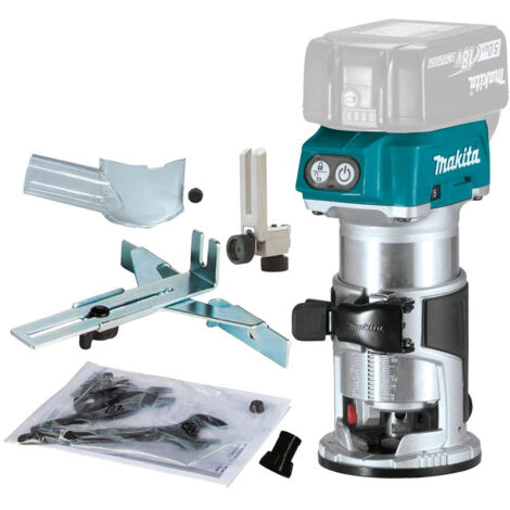 Makita DRT50ZX4 18V LXT Brushless Router/Trimmer With Trimmer Guide (Body Only)
