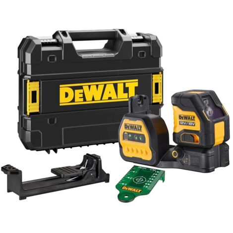 Dewalt DCE088D1G18 12-18v Cross Line Green Beam Laser Kit - 2ah Battery