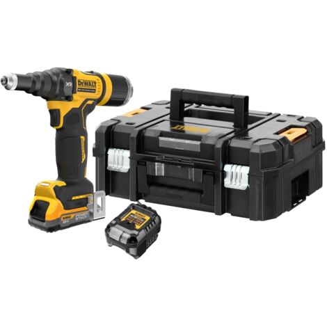 Dewalt DCF403E1T 18v XR Brushless 3/16" Riveter Powerstack Kit (1/5)