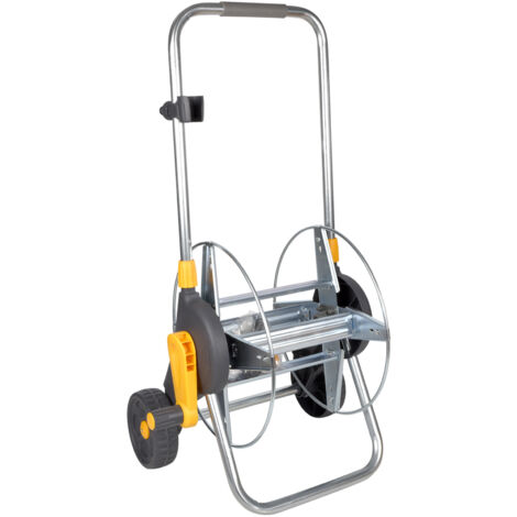 Hozelock 2437 Assembled Metal Hose Cart - 60m Hose Capacity