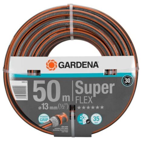 Gardena Premium SuperFLEX garden hose 1809920 – 13 mm diameter – 50 m length – Excellent pressure resistance – Non-kinking design (1/2)