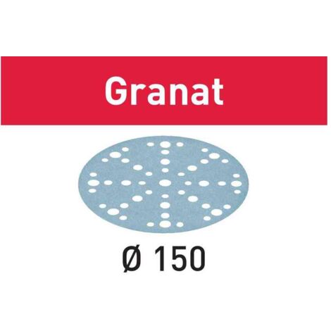 Festool Abrasive Sheet Granat STF D150/48 - Pack of 10 - Select Grit - 40G