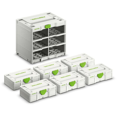 Festool 577816 Systainer Rack SYS3-RK/6 M 337-Set