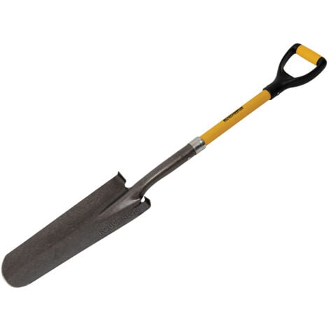 Roughneck 68238 42&quot Sharp Edge Drainage Shovel, Short Handle 68-238